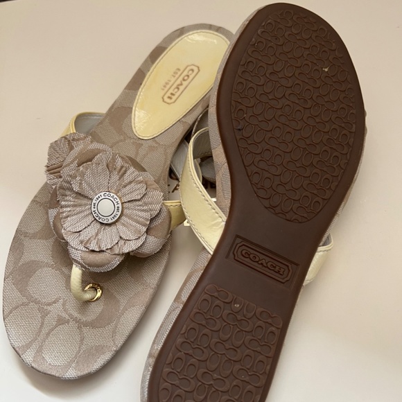 Coach logo print sandal - Picture 2 of 3